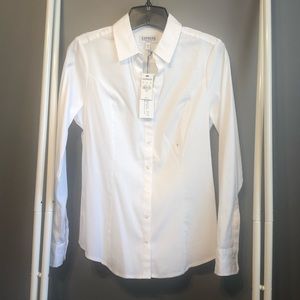 Express White “Ultimate Essential Shirt” NWT